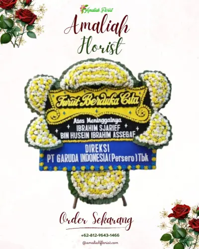Papan Bunga Duka di Wargasaluyu