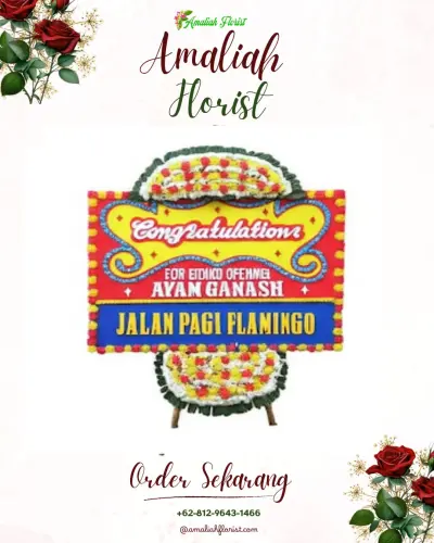 Bunga Papan Congratulation di Wargasaluyu